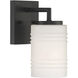 Leavenworth 1 Light 5 inch Matte Black Wall Sconce Wall Light